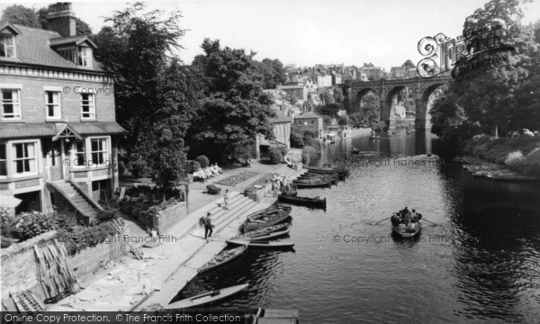Photo of Knaresborough, River Nidd c.1965