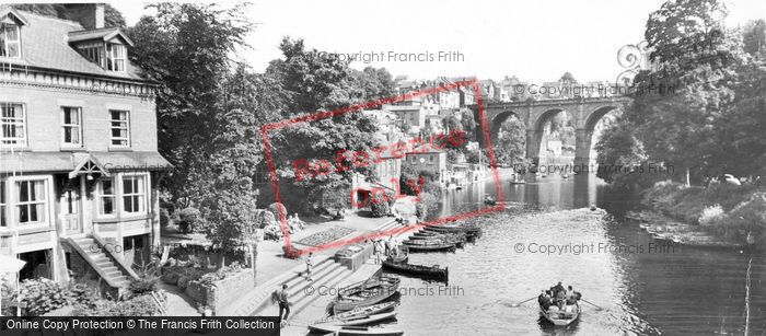 Photo of Knaresborough, River Nidd c.1965