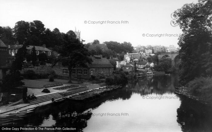 Photo of Knaresborough, River Nidd c.1965