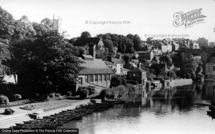 Photo of Knaresborough, River Nidd From High Bridge c.1965