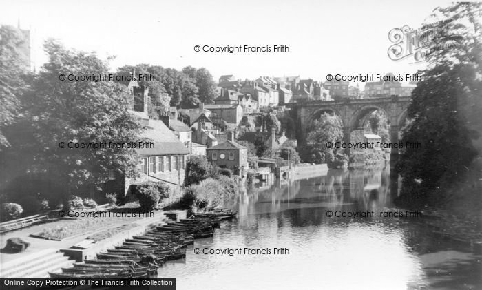 Photo of Knaresborough, River Nidd From High Bridge c.1965