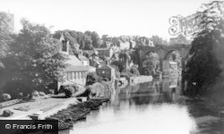 River Nidd From High Bridge c.1965, Knaresborough
