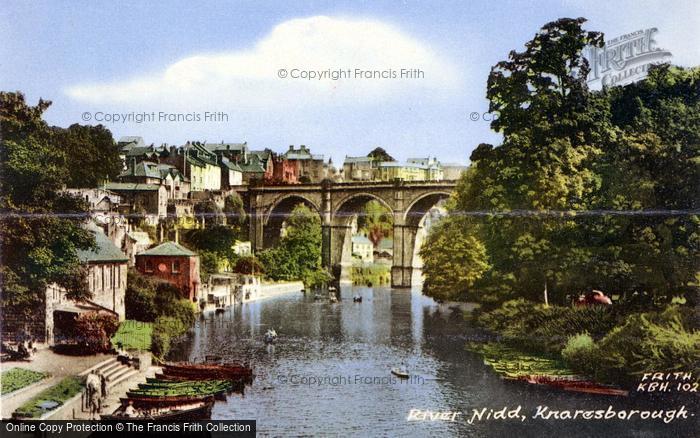 Photo of Knaresborough, River Nidd From The Castle c.1965