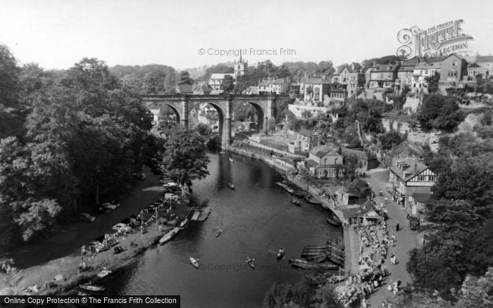 Photo of Knaresborough, River Nidd From The Castle c.1965