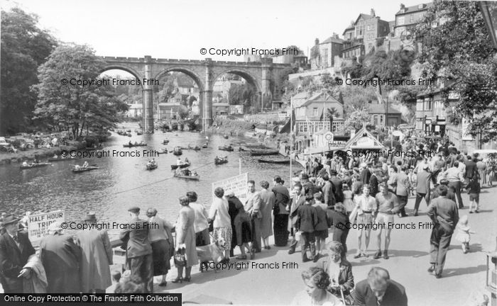 Photo of Knaresborough, Riverside Walk c.1960