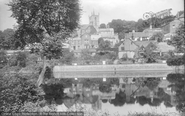 Photo of Knaresborough, St John's Church From The River 1924