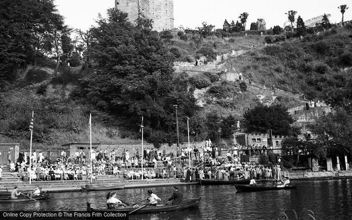 Photo of Knaresborough, The Castle From The River Nidd c.1952