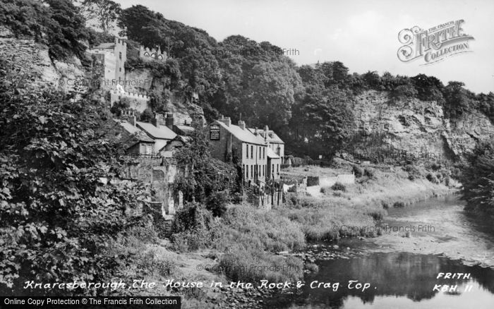 Photo of Knaresborough, The House In The Rock And Crag Top c.1950