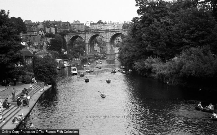 Photo of Knaresborough, The River Nidd And Viaduct c.1952