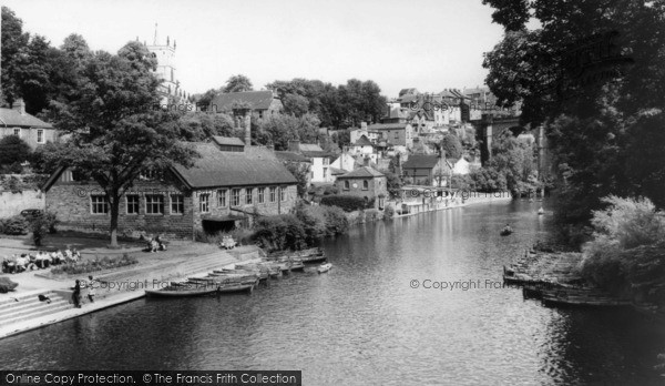 Photo of Knaresborough, The River Nidd c.1965