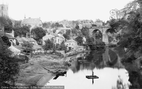 Photo of Knaresborough, The Town And River Nidd 1888