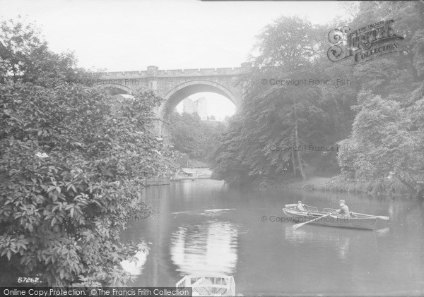 Photo of Knaresborough, Viaduct And Castle 1914