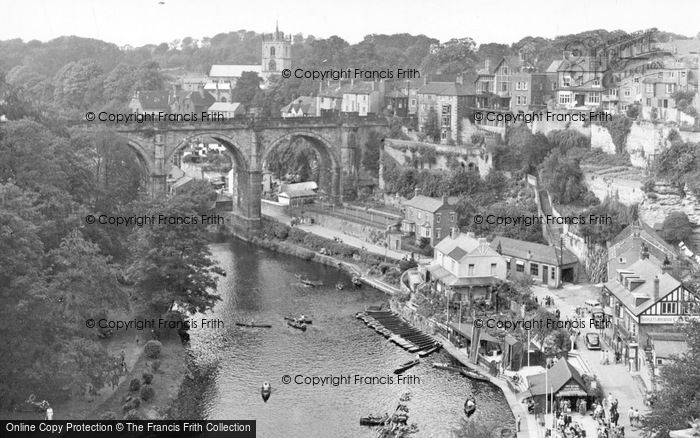 Photo of Knaresborough, View From The Castle c.1955