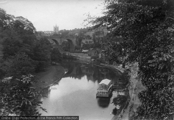 Photo of Knaresborough, View Of The River Nidd 1914