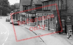Shops In London Road c.1965, Knebworth