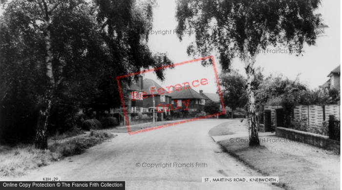 Photo of Knebworth, St Martin's Road c.1965
