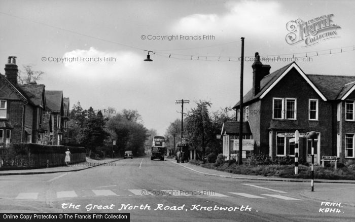 Photo of Knebworth, The Great North Road c.1955