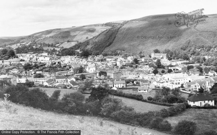 Photo of Knighton, General View c.1965