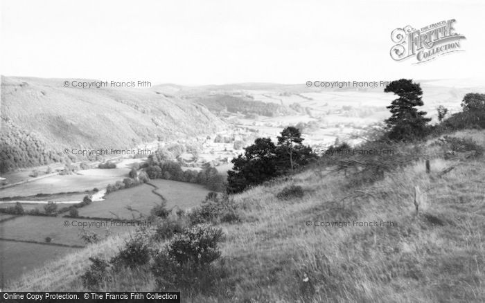 Photo of Knighton, General View c.1965