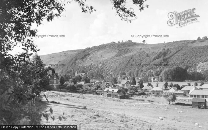 Photo of Knighton, General View From The Presteign Road c.1955