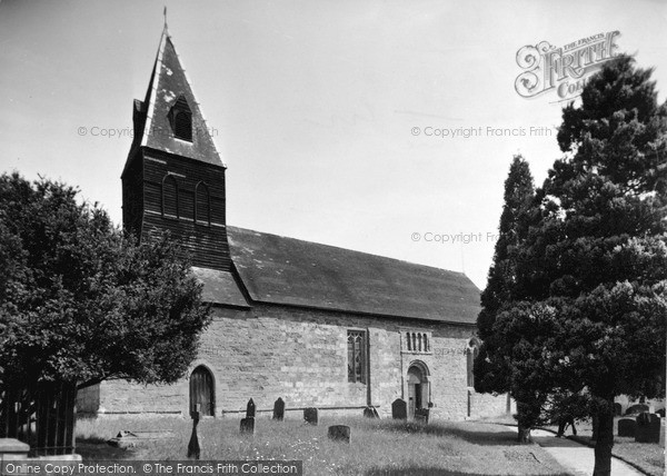 Photo of Knighton on Teme, St Michael's Church c1950