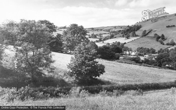 Photo of Knighton, View From Ludlow Road c.1965