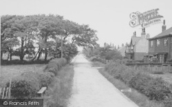 Hackensall Road c.1955, Knott End-on-Sea