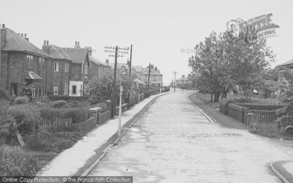 Photo of Knott End On Sea, Hackensall Road c.1955