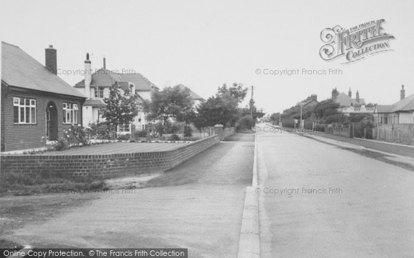 Photo of Knott End On Sea, Hackensall Road c.1960