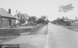 Hackensall Road c.1960, Knott End-on-Sea
