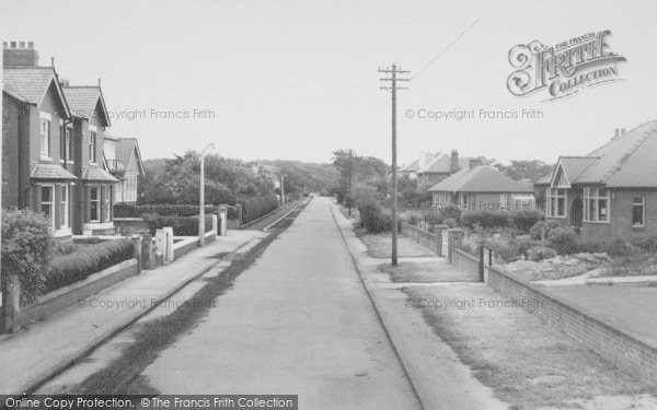Photo of Knott End On Sea, Hackensall Road c.1960