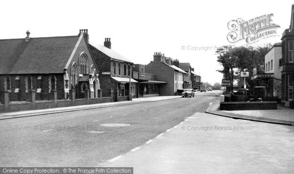 Photo of Knott End On Sea, Post Office And Methodist Church c.1960