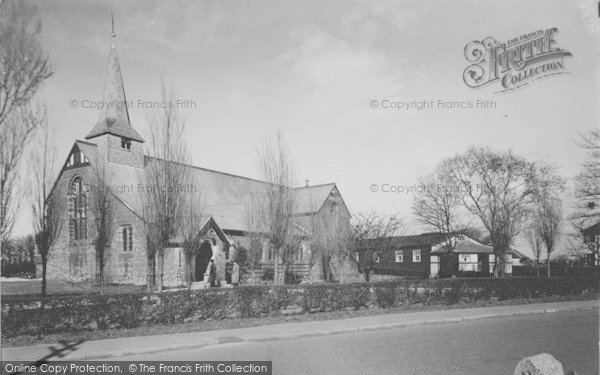 Photo of Knott End On Sea, St Oswald's Church c.1950