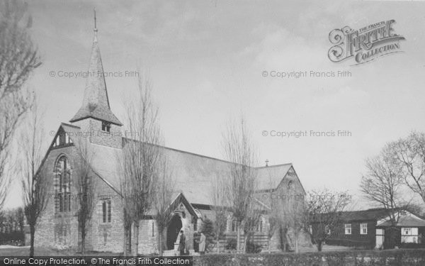 Photo of Knott End On Sea, St Oswald's Church c.1950