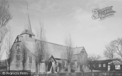 St Oswald's Church c.1950, Knott End-on-Sea