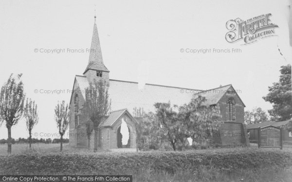 Photo of Knott End On Sea, St Oswald's Church c.1955