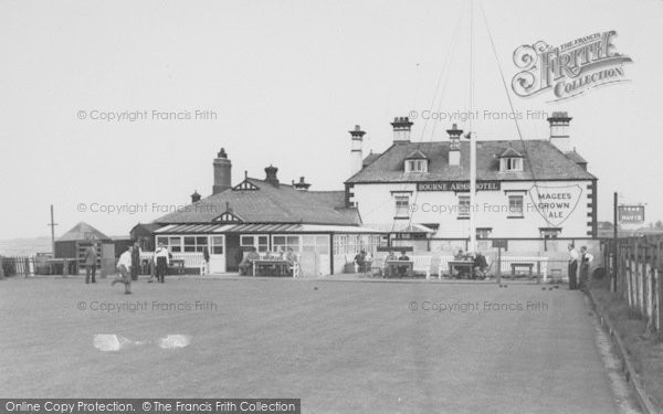 Photo of Knott End On Sea, The Bourne Arms Bowling Green c.1955