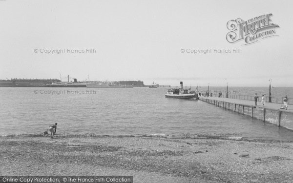 Photo of Knott End On Sea, The Ferry And King Orry c.1960