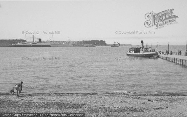 Photo of Knott End On Sea, The Ferry And King Orry c.1960