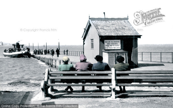 Photo of Knott End On Sea, The Ferry And Slipway c.1950