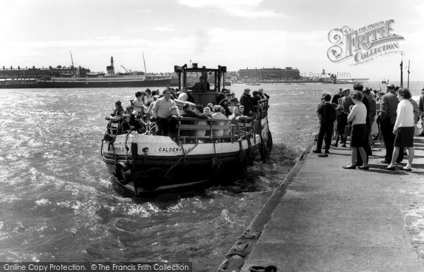 Photo of Knott End On Sea, The Ferry 'caldervale' c.1960