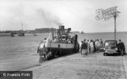 The Ferry 'lunevale' c.1960, Knott End-on-Sea