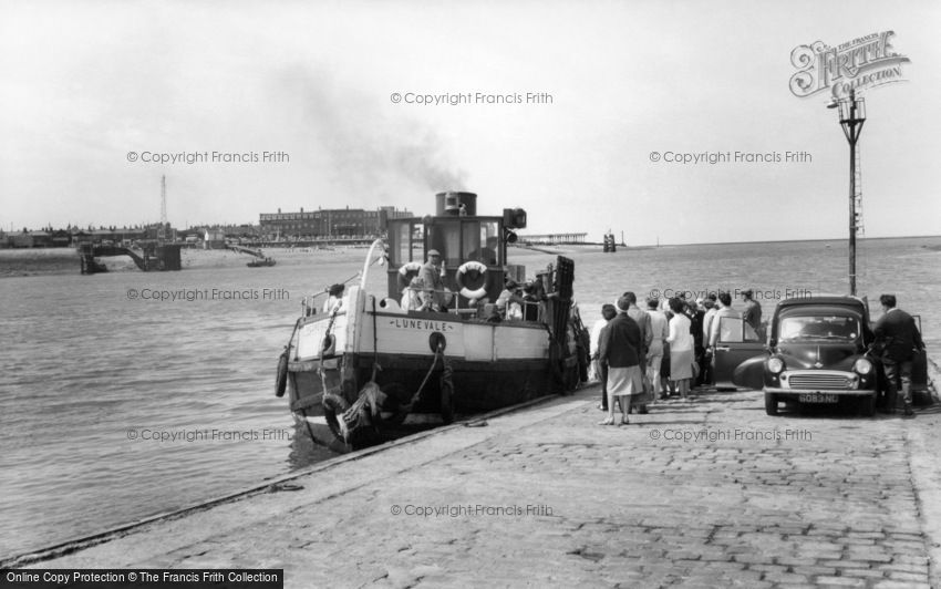 Knott End-on-Sea, the Ferry 'Lunevale' c1960