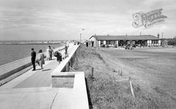 The Golf Clubhouse And Promenade c.1960, Knott End-on-Sea