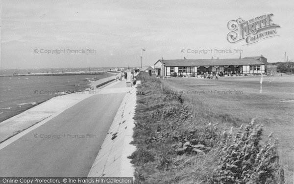 Photo of Knott End On Sea, The Golf Clubhouse And Promenade c.1960