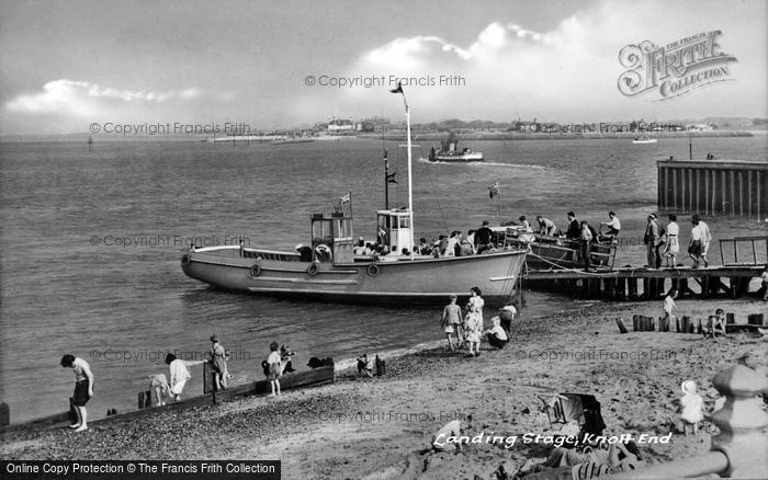 Photo of Knott End On Sea, The Landing Stage c.1955