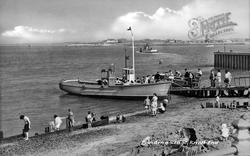 The Landing Stage c.1955, Knott End-on-Sea