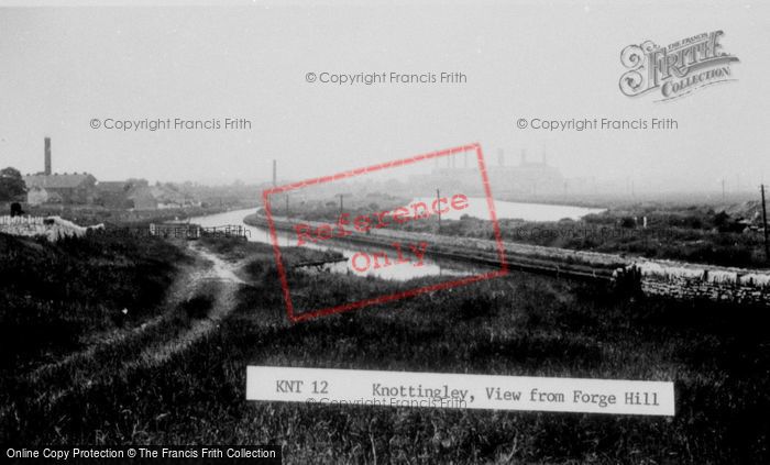 Photo of Knottingley, The View From Forge Hill c.1950