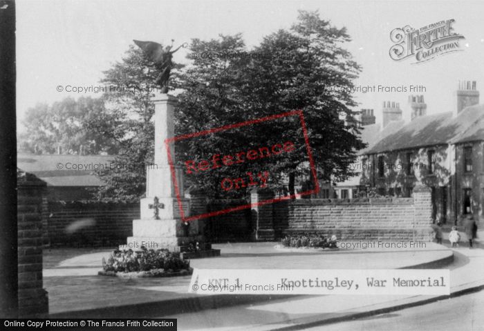 Photo of Knottingley, The War Memorial c.1950