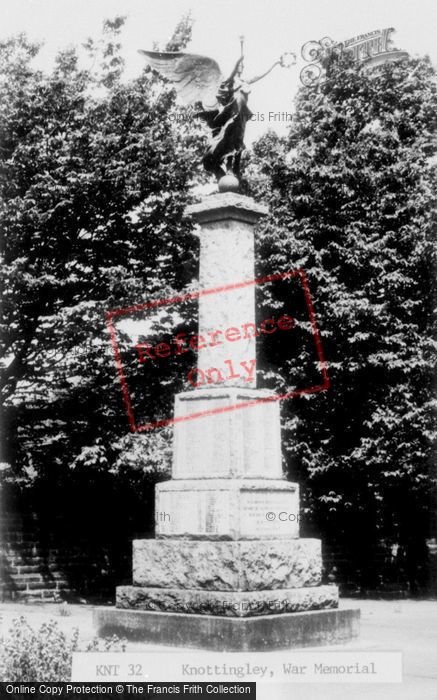 Photo of Knottingley, The War Memorial c.1965